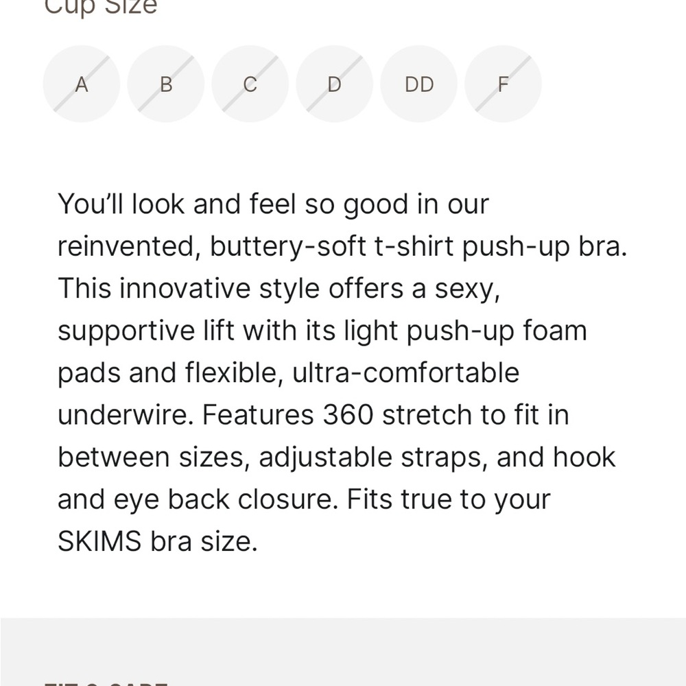 NWT SKIMS Fits Everybody Demi Push Up Bra in Green Highlighter - Picture 7 of 8